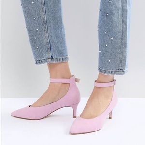 Light Purple Kitten Heels
